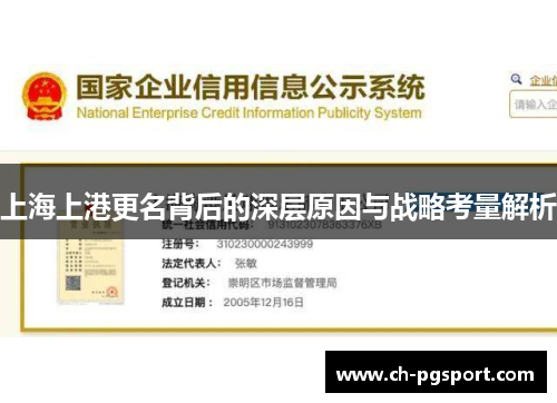 上海上港更名背后的深层原因与战略考量解析